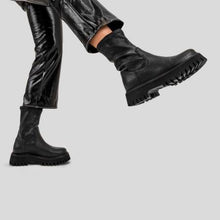 Afbeelding in Gallery-weergave laden, Bronx Biker boots - Groov-y Stretch Black