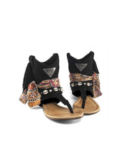 Afbeelding in Gallery-weergave laden, Bohemien schoenen - West Sandal zwart