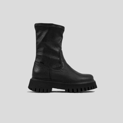 Bronx Biker boots - Groov-y Stretch Black