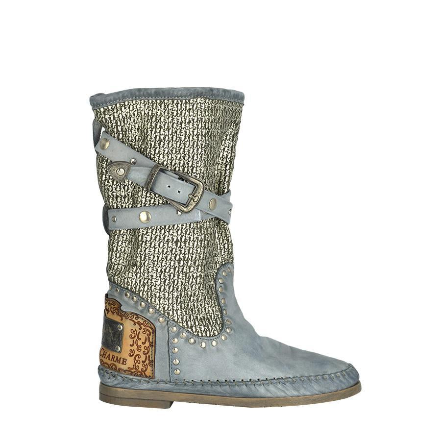 Bohemien schoenen - Tricot 2 Vintage grijs