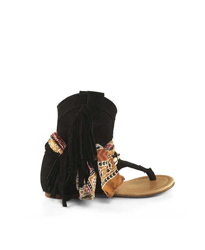 Bohemien schoenen - West Sandal zwart