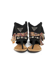 Afbeelding in Gallery-weergave laden, Bohemien schoenen - West Sandal zwart
